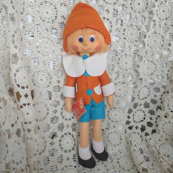Lenci Felt Pinocchio Elf Doll - Picture 1 of 13